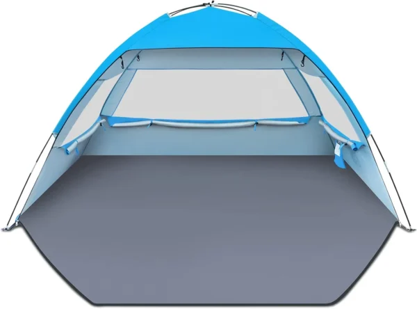 Beach Sun Shelter – UPF 50+, Easy Setup for 3–10 People - Image 2